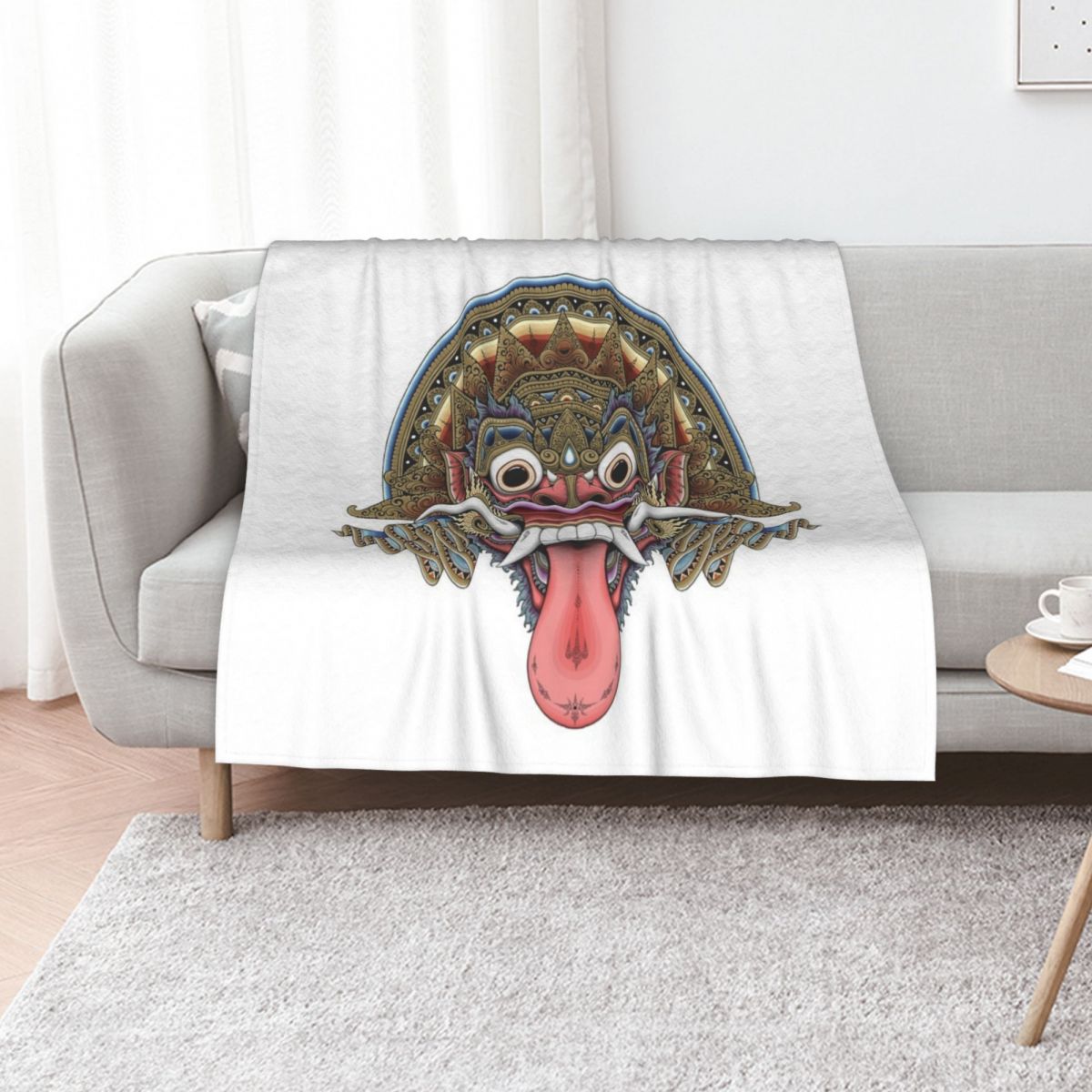 3D Printing Bali - Bali Boma Throw Blanket Soft Solid