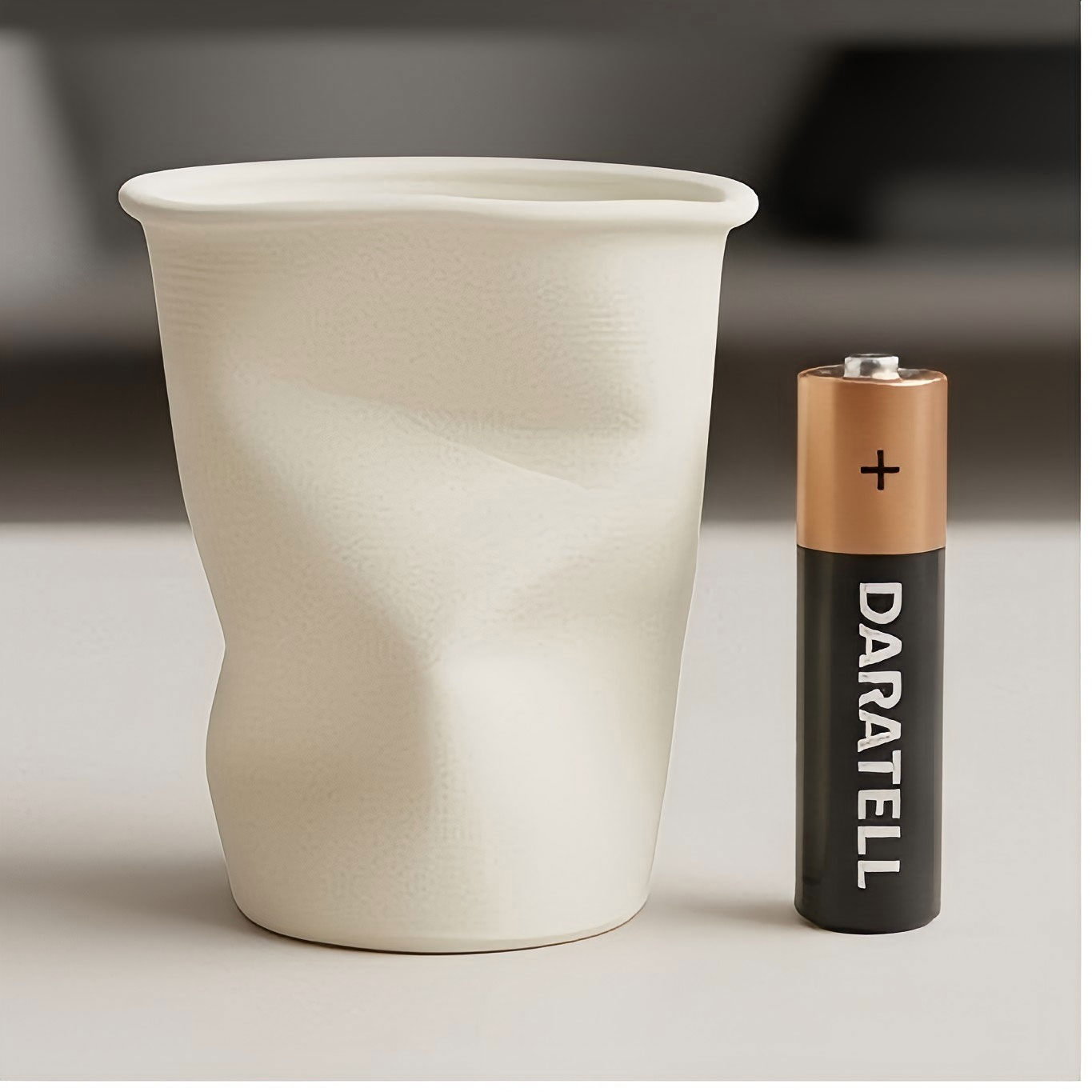 3D Printing Vase - Crinkled Twist Cup Pen Holder 3D