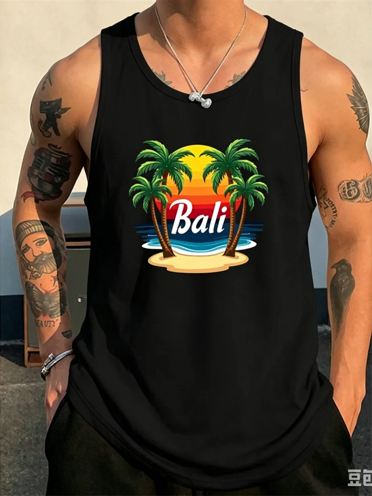 3D Printing Bali - 2026 Summer Bali Pattern Men's Tank
