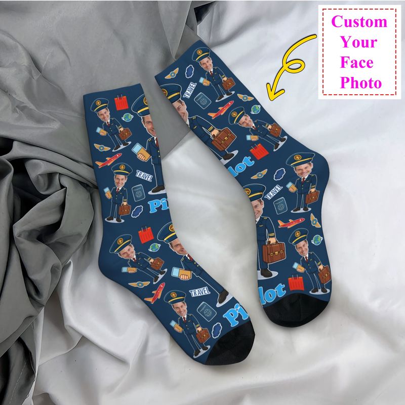 3D Printing Custom - Novelty Men's Funny Pilot Custom Dress