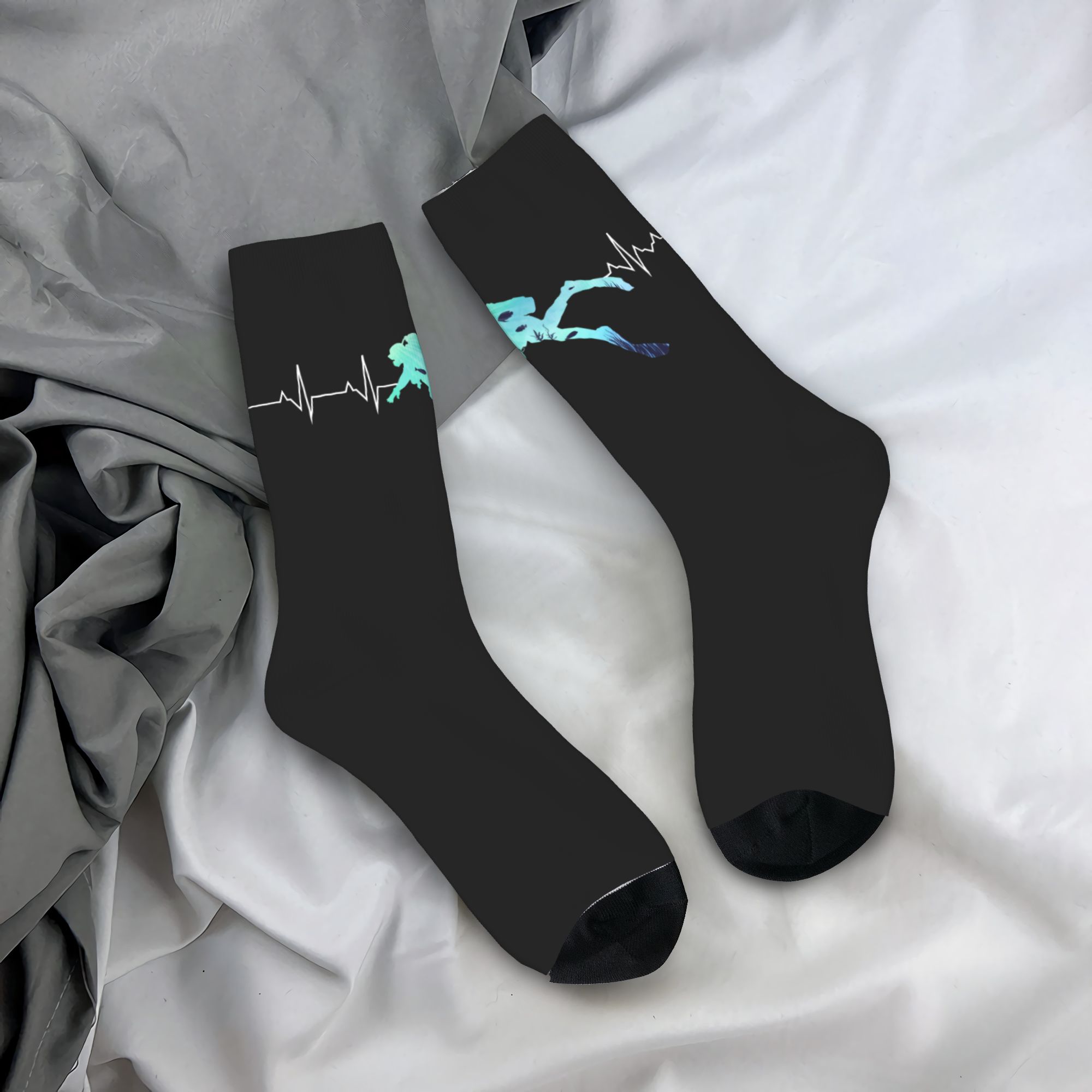 3D Printing Custom - Custom Cool Men's Scuba Diving Heartbeat