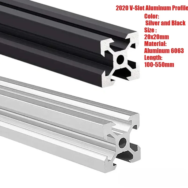 V Slot Aluminum Extrusion - 20x20mm Open Builds 2020 V-Slot Aluminum