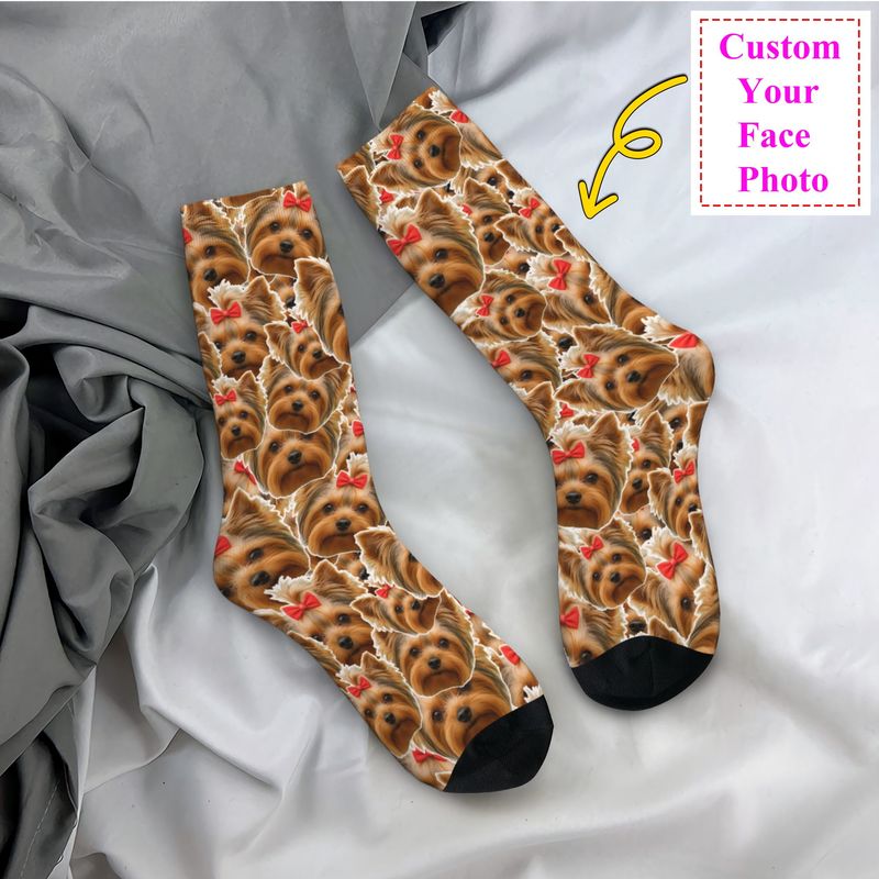 3D Printing Custom - Cute Mens Personalized Dog Face Custom