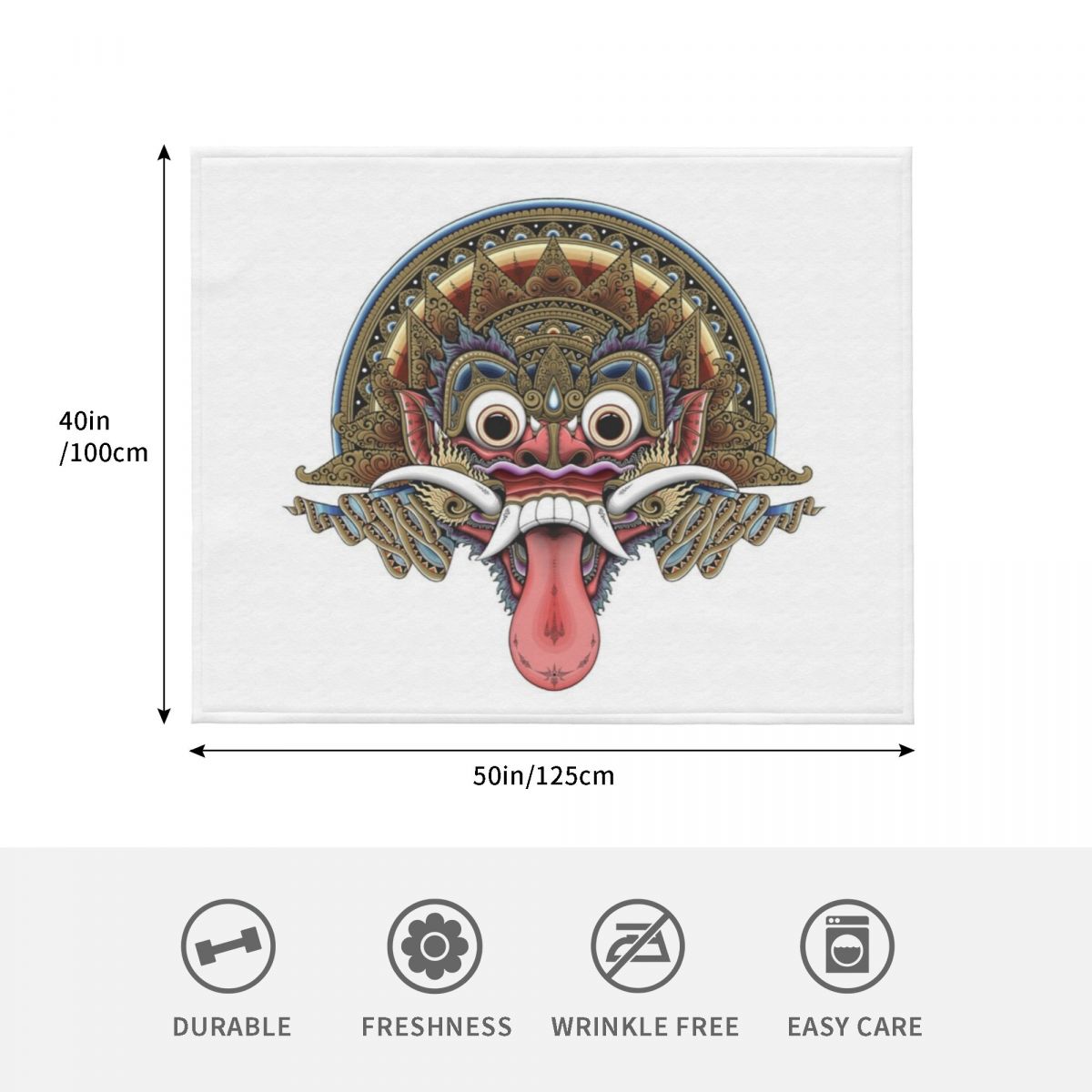 Bali Boma Throw Blanket Soft S - đánh giá và giá 3D Printing Bali