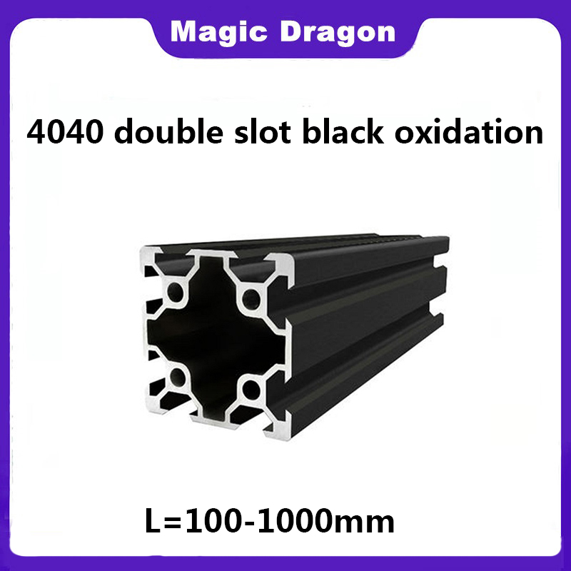 1PC 4040 Đen Hai Khe Cắm V-Khe - đánh giá và giá V Slot Aluminum Extrusion