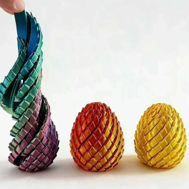 3D Printed Spiral Dragon Egg D - đánh giá và giá 3D Printing Egg