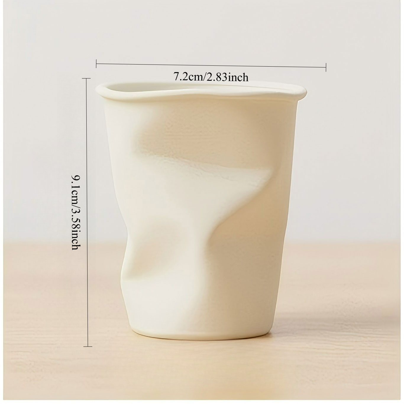 Crinkled Twist Cup Pen Holder  - đánh giá và giá 3D Printing Vase