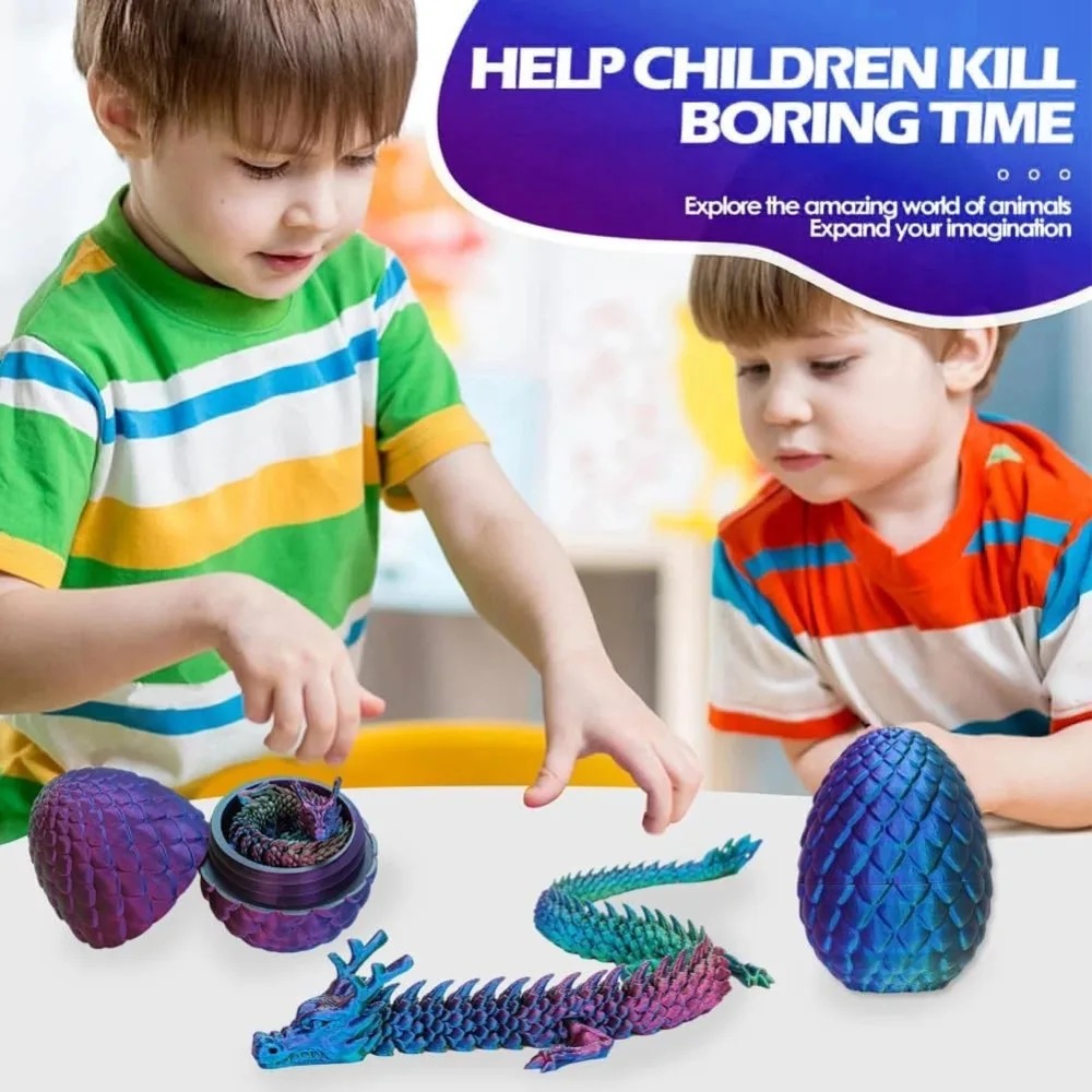 3D Mini Chinese Dragon Surpris - đánh giá và giá 3D Printing Egg
