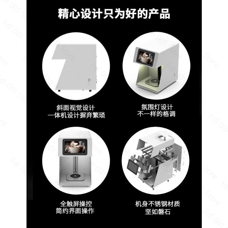 3D Latte Art Coffee Printer Ma - đánh giá và giá 3D Printing Machine
