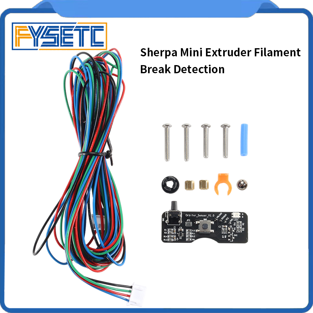 FYSETC Sherpa Mini Extruder 3D - đánh giá và giá Filament Runout Sensor