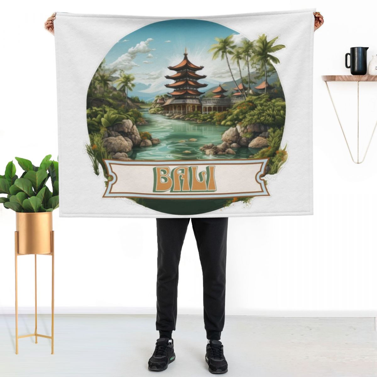 Bali Indonesia Throw Blanket W - đánh giá và giá 3D Printing Bali