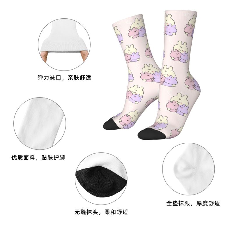 Custom Cool Asamimichan Socks  - đánh giá và giá 3D Printing Rabbit