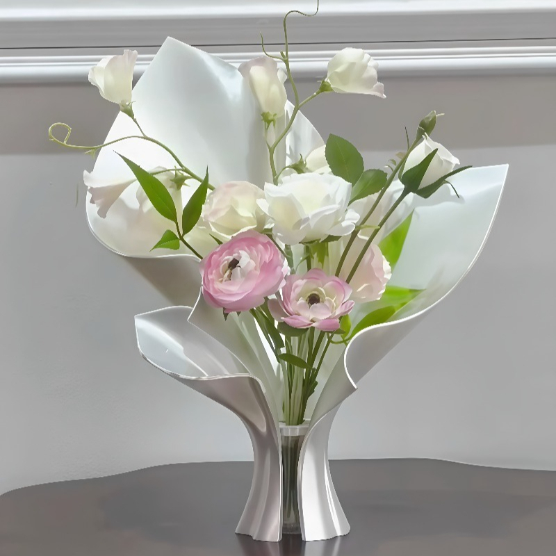 Minimalist White Ceramic Vase  - đánh giá và giá 3D Printing Vase
