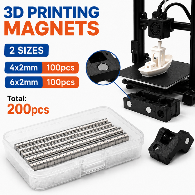 200pcs/box 3D Printing Magnets - đánh giá và giá 3D Printing Process