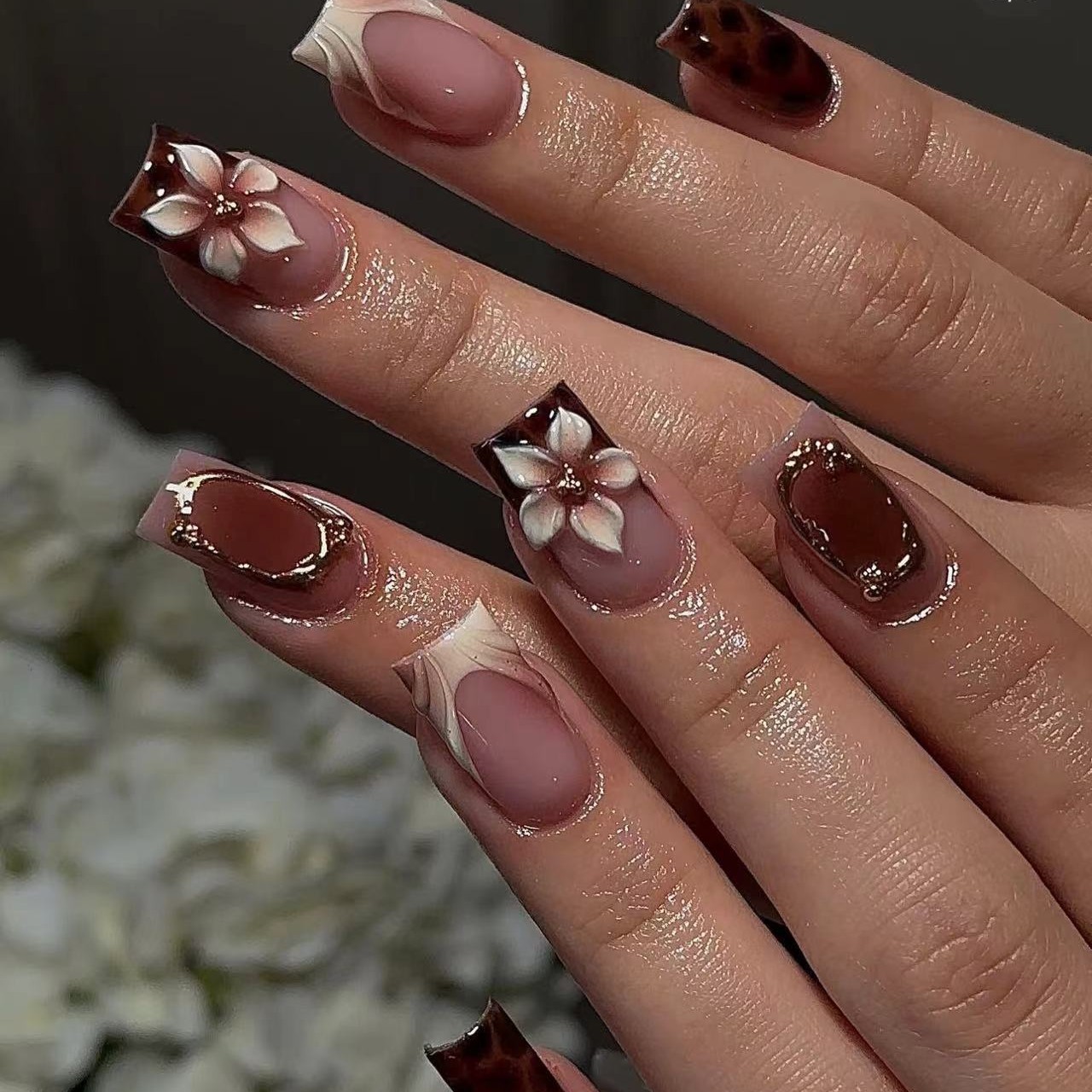 Short square fake nails for wo - đánh giá và giá 3D Printing Abs