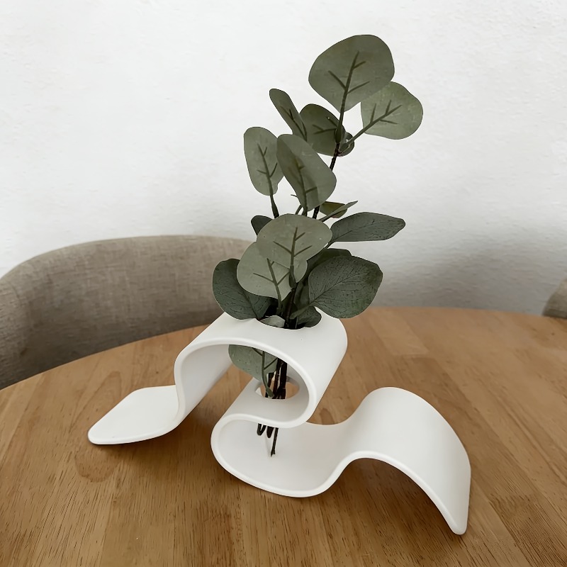 1pc Modern Minimalist Curved 3 - đánh giá và giá 3D Printing Vase